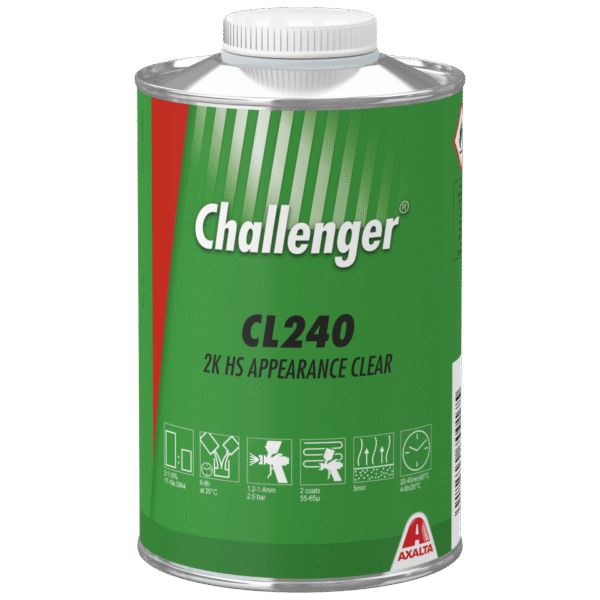 CHALLENGER-CL240-HS-APPEARANCE-CLEAR Challenger CL240 – 2K HS Appearance Clearcoat 1L